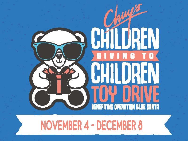 Chuys Children Giving to Children Toy Drive